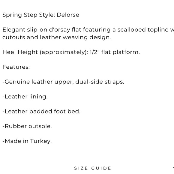 Spring Step Blue Flats - Picture 8 of 9